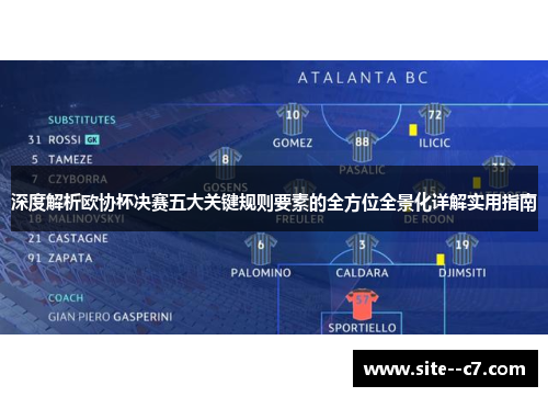 深度解析欧协杯决赛五大关键规则要素的全方位全景化详解实用指南