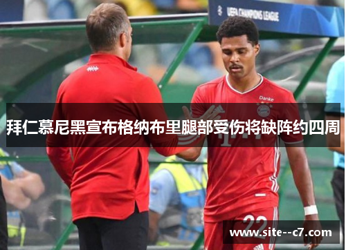 拜仁慕尼黑宣布格纳布里腿部受伤将缺阵约四周